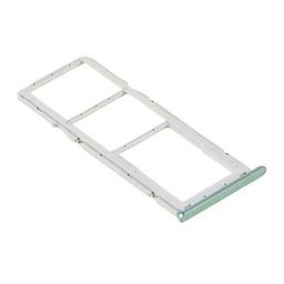 Compatible con Samsung Galaxy A22 5G / A226 SM-A226B Carro Bandeja Porta Tarjeta Nano Sim 1+ SIM 2 + Ranura SLITTA Alojamiento Memoria Micro SD Card (Verde)