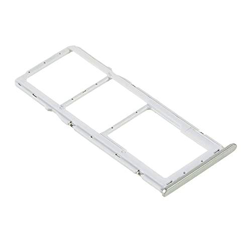 Compatible con Samsung Galaxy A22 5G / A226 SM-A226B Carro Bandeja Porta Tarjeta Nano Sim 1+ SIM 2 + Ranura SLITTA Alojamiento Memoria Micro SD Card (Blanco)