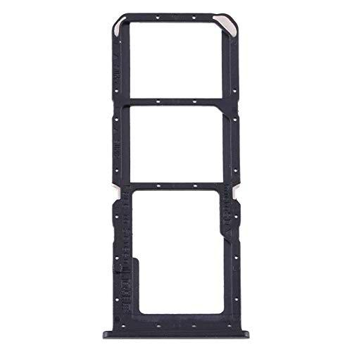 Compatible con OPPO A32 / A53 4G / A33 2020 / A53s / A11s PDVM00 Carro Bandeja Bandeja Bandeja Porta Tarjeta Sim 1+ SIM 2 + Soporte SLOT SLITTA Alojamiento Memoria Micro SD Card (Negro)