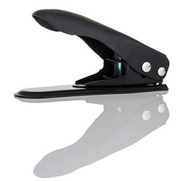 Dual SIM Cortador de tarjetas estándar SIM a Micro SIM a Nano SIM herramienta de corte - negro