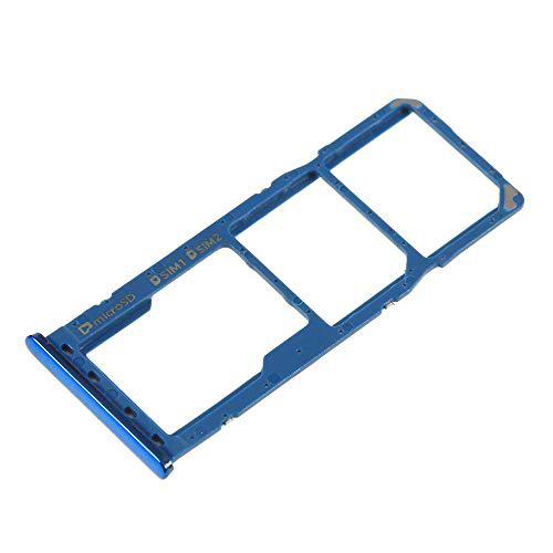 jbTec - Soporte para tarjetas SD y tarjeta SIM dual para Samsung Galaxy A7 2018, color azul