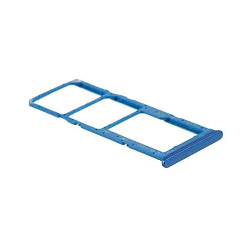 jbTec Soporte para tarjeta SIM doble para Samsung Galaxy A12, color azul