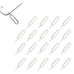 ASYKNM Pack de 20 extractores de Bandeja SIM - Herramienta Compatible con Todas Las Marcas de Smartphones para facilitar la extracción de Tarjetas SIM.