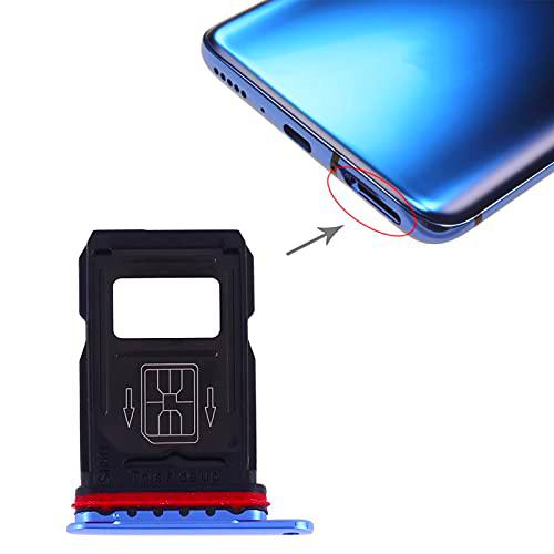 MOHAME Bandeja de Tarjeta SIM + Bandeja de Tarjeta SIM for OnePlus 7 Pro (Gris) Alta qualità (Color : Blue)