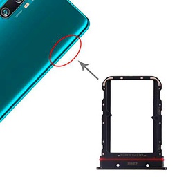 MOHAME La Bandeja de Tarjeta SIM Bandeja de Tarjeta SIM + for Xiaomi Mi CC9 Pro Alta qualità (Color : Black)
