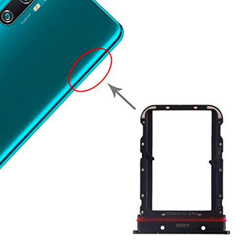 MOHAME La Bandeja de Tarjeta SIM Bandeja de Tarjeta SIM + for Xiaomi Mi CC9 Pro Alta qualità (Color : Black)