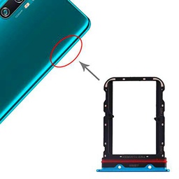 MOHAME La Bandeja de Tarjeta SIM Bandeja de Tarjeta SIM + for Xiaomi Mi CC9 Pro Alta qualità (Color : Blue)