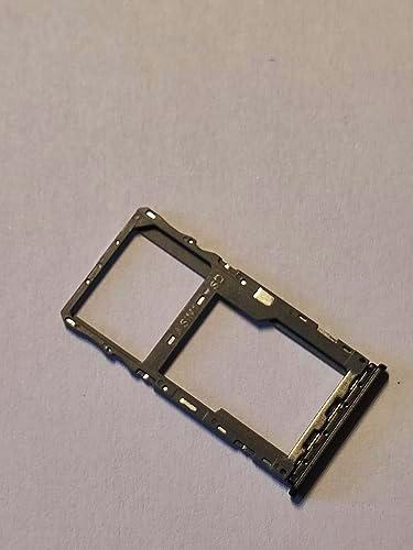 Compatible con TCL 20 SE / T761H T671H Carro Bandeja Alojamiento Soporte Adaptador Ranura Porta Tarjetas Carro Para Tarjeta SIM + Compartimento Memoria Micro SD (Negro)