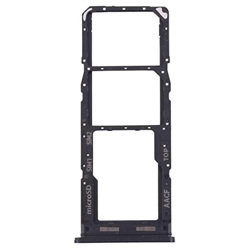 Compatible con Samsung Galaxy A13 5G SM-A136 A136 6.5" Carro Bandeja Porta Tarjeta Nano Sim 1+ SIM 2 + Ranura SLITTA Carcasa Memoria Micro SD Card (Negro)