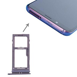LIANGBINGFENG LBF Bandeja de Tarjeta SIM y Micro SD for Galaxy S9 / S9 (Color : Black)