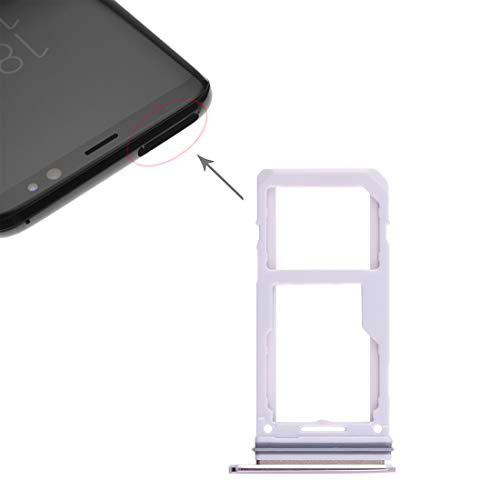 LIANGBINGFENG LBF 2 Bandeja de la Tarjeta SIM/Bandeja de la Tarjeta Micro SD para Galaxy S8 / S8 (Color : Gold)