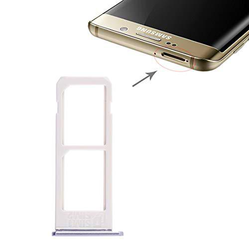 LIANGBINGFENG LBF 2 Bandeja de Tarjeta SIM para Galaxy S6 Edge Plus / S6 Edge (Color : Grey)