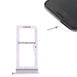 LIANGBINGFENG LBF 2 Bandeja de Tarjeta SIM/Bandeja de Tarjeta Micro SD for Galaxy S7 (Color : Gold)
