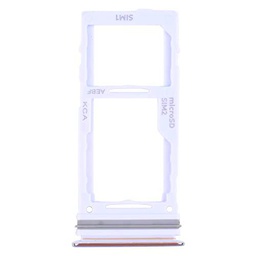Repairparts para Samsung Galaxy A72 SM-A725 Bandeja de tarjeta SIM + Bandeja de tarjeta SIM/Bandeja de tarjeta Micro SD (Negro) (Plata) (Púrpura) (Azul) (Color: Púrpura)