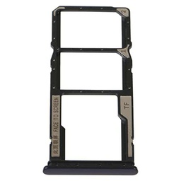 Compatible con Xiaomi Redmi 10C Carro Bandeja Alojamiento Bandeja Bandeja Bandeja Porta Tarjeta Nano Sim1+ SIM 2 + Ranura SLITTA Alojamiento Memoria Micro SD Card (Negro)