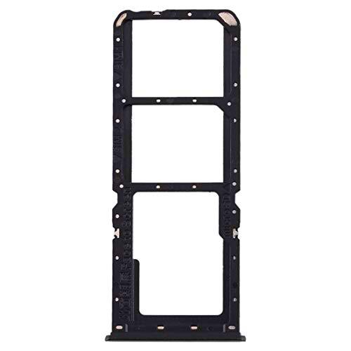 Compatible con OPPO A5 2020 / A9 (2020) / A11x / A11 Carro Bandeja Alojamiento Bandeja Bandeja Porta Tarjeta Nano Sim1+ SIM 2 + Ranura Memoria Micro SD Card (Negro)