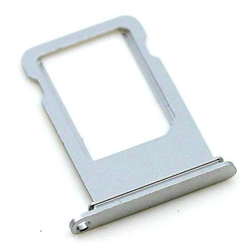 Soporte de Tarjeta SIM Compatible con Apple iPhone 7 Plus Bandeja de Soporte de Plata con mungoo Pantalla paño de Limpieza