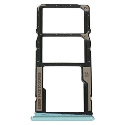Compatible con Xiaomi Redmi 10C Carrito Bandeja de alojamiento Bandeja Bandeja Porta Tarjeta Nano Sim1+ SIM 2 + Ranura Deslizante Carcasa Memoria Micro SD Tarjeta Verde