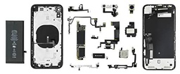 Coreparts iPhone XR SIM Card Tray- Blue Marca