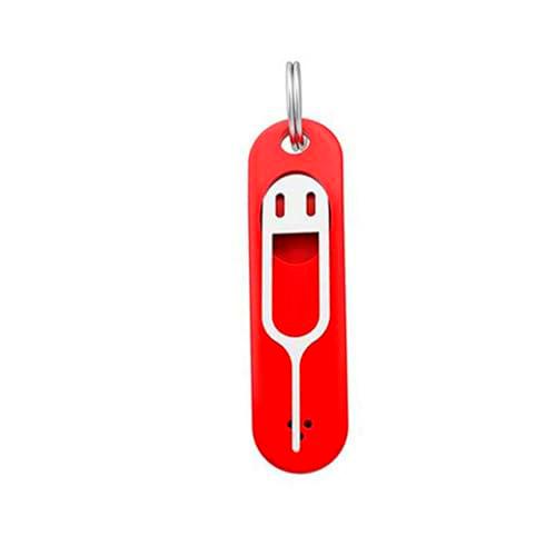 szutfidy Pin de expulsión de tarjeta SIM con protector de silicona resistente a la corrosión para teléfono