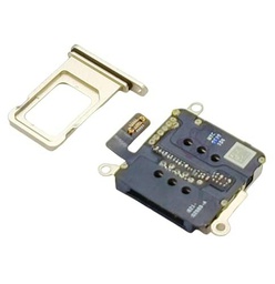 Bandeja SIM dual compatible con iPhone 11, color blanco