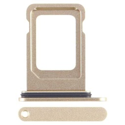 Bandeja SIM compatible con iPhone 15 en color amarillo