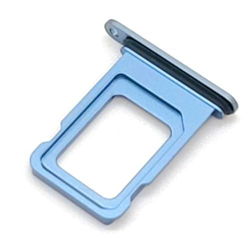 Bandeja SIM compatible con iPhone 14 en color azul