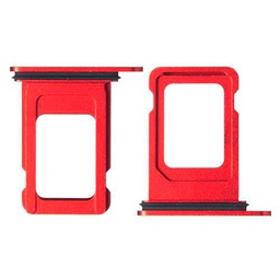 Bandeja SIM compatible con iPhone 13 en color rojo