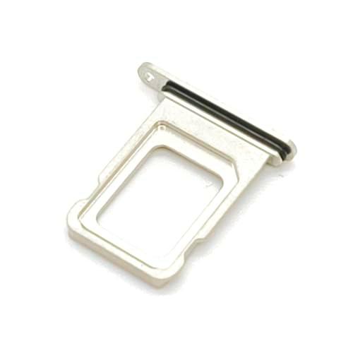 Bandeja SIM compatible con iPhone 13 Pro en color blanco