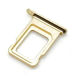 Bandeja SIM compatible con iPhone 14 Pro en color dorado