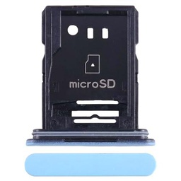 High-Tech Place para Sony Xperia Ace II - Bandeja de tarjeta SIM + Micro SD original (azul)