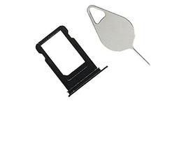 OnlyTech - Cajón para tarjetas SIM compatible con iPhone 7 (incluye junta de sellado y herramienta de extracción de herramientas)