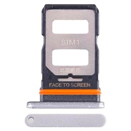 High-Tech Place para Redmi Note 12 Pro + 5G Bandeja para tarjeta SIM + Bandeja para tarjeta SIM (plata)
