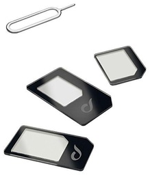 Cellular Line UNIVERSALSIMADAPT - Kit De Adaptadores Sim Para Smartphones Y Tablets