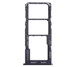 Compatible con Samsung Galaxy A22 4G SM-A225 A225 A225F Carro Bandeja SIM 1 + SIM 2 + Soporte Alojamiento SLOT SLITTA Memoria Micro SD Card (Negro)
