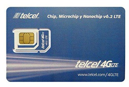 KEEPXYZ Telcel Mexico Prepaid SIM Card with 4GB Data and Unlimited Calls and SMS Universal SIM