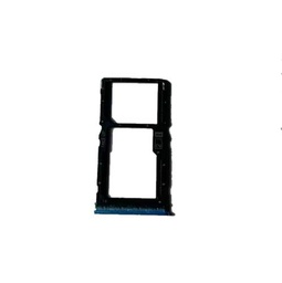 Generico Recambio Compatible con Motorola Moto G54 / XT-2343-1 XT2343-2 Bandeja Trolley Adaptador de Carcasa Soporte Tarjetero Carro para Tarjeta SIM + Compartimento Memoria Micro SD (Azul índigo)