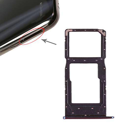 High-Tech Place Bandeja para tarjeta SIM + bandeja para tarjeta SIM / bandeja para tarjeta Micro SD para Huawei Honor 10 Lite / P Smart (2019) (azul)