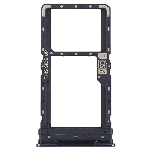 Bandeja compatible con Motorola Moto G52 (XT2221) / Moto G72 (XT2255) / Moto G82 5G XT2225 Try Tray alojamiento porta tarjeta SIM 1 + Ranura SIM 2 o zapata para lector de memoria Micro SD (negro)