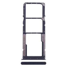Compnatible con Xiaomi Redmi Note 12S / 2303CRA44A 23030RAC7Y Carro Bandeja Alojamiento Bandeja Bandeja Porta Tarjeta Nano Sim1+ SIM 2 + Ranura Memoria Micro SD Tarjeta (Negro)