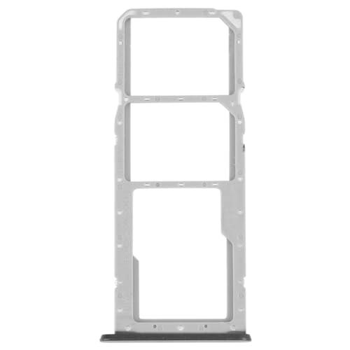 Carro bandeja de alojamiento tray compatible con OPPO A17 CPH2477 6,56 pulgadas porta tarjeta nano Sim1+ SIM 2 + ranura memoria Micro SD Card (negro)