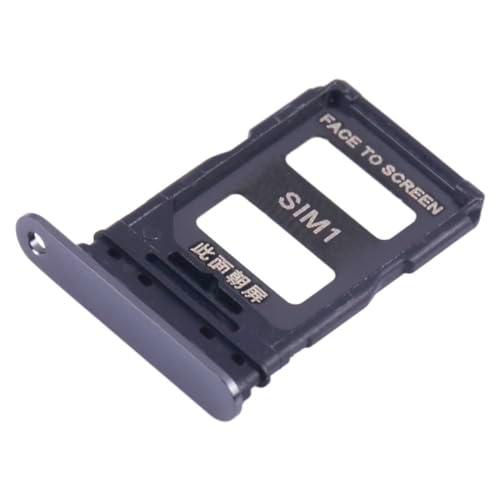 Generico Repuesto compatible con Xiaomi 14 23127PN0CC 23127PN0CG Carro bandeja soporte adaptador ranura porta tarjeta carro para tarjeta SIM + compartimento memoria Micro SD (negro)