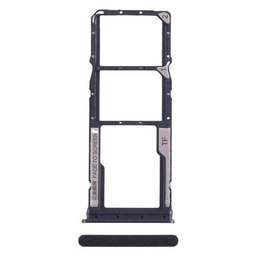 Generico Bandeja Carcasa de Bandeja Compatible con XIAOMI REDMI 13C 4G 23100RN82L 23106RN0DA / Poco C65 Portatarjetas Nano Sim1+ SIM 2 + Slot Slide Alojamiento de Memoria para Tarjeta Micro SD (Ne