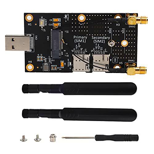 Adaptador NGFF (M.2) A USB3.0, Adaptador Conector De Ranura para Tarjeta SIM con Ranura para Tarjeta SIM Conector De Antena para Módulo 3G / 4G / 5G