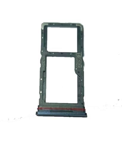 Repuesto compatible con Motorola Moto G84 5G XT2347 XT2347-1 XT2347-2 Try Try Tray Bandeja alojamiento porta tarjeta SIM 1 + Ranura SIM 2 o zapata para lector de memoria Micro SD (Midnight Blue)