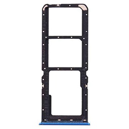 Generico Compatible con OPPO A5 2020 / A9 (2020) / A11x / A11 Carrito Bandeja alojamiento tray porta tarjeta nano Sim1+ SIM 2 + Ranura deslizante para memoria Micro SD Card (Azul)