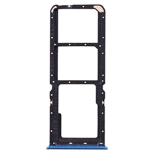 Generico Compatible con OPPO A5 2020 / A9 (2020) / A11x / A11 Carrito Bandeja alojamiento tray porta tarjeta nano Sim1+ SIM 2 + Ranura deslizante para memoria Micro SD Card (Azul)