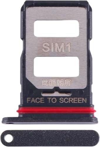 Generico Repuesto compatible con Xiaomi 13T / 13T Pro 23078PND5G Bandeja Try Tray alojamiento porta tarjeta Dual SIM Card SIM 1 + Ranura SIM 2 Try Tray Lector (negro)