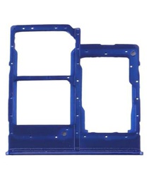 Bandeja SIM para Samsung Galaxy A20E Adaptador Tarjeta Micro SD Lateral Azul