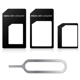 Adaptador de tarjeta SIM Nano Sim a Micro Sim Micro Sim a SIM y Nano Sim a Sim